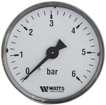 Манометр MDA 50/ (1/4", 0-6 бар) аксиальный  WATTS